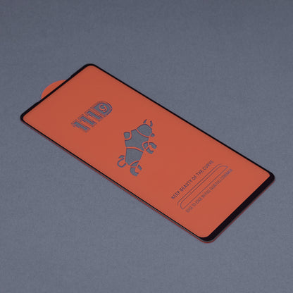 Techsuit Screen Protector Film for Oppo Reno8 Lite / Reno7 / Reno7 Lite / Oneplus Nord N20 5G, Tempered Glass, Full Glue, 111D, Black