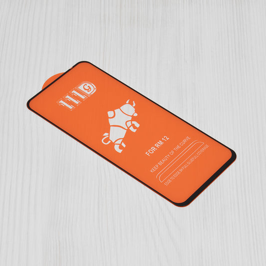 Folia ochronna na ekran Techsuit do Xiaomi Poco M6 4G / Redmi 13 / 12 5G / 12, szkło hartowane, Full Glue, 111D, czarna