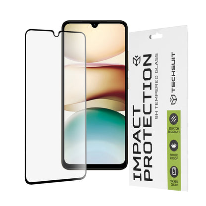 Folia ochronna na ekran Techsuit do Xiaomi Redmi A5 4G (Standard), szkło hartowane, Full Glue, 111D, czarna