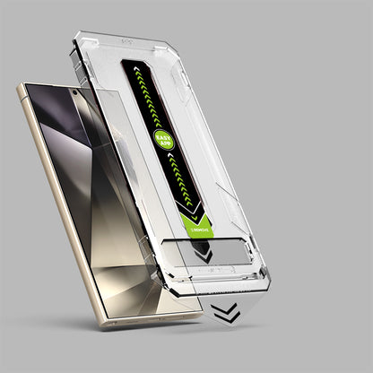 Folia ochronna na ekran Techsuit TitanGlass CrystalHD do Samsung Galaxy S24 Ultra S928, szkło hartowane, pełna klejność