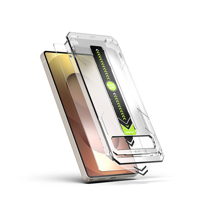 Folia ochronna na ekran Techsuit TitanGlass CrystalHD do Samsung Galaxy S25 S931 / S24 S921, szkło hartowane, pełna klejność