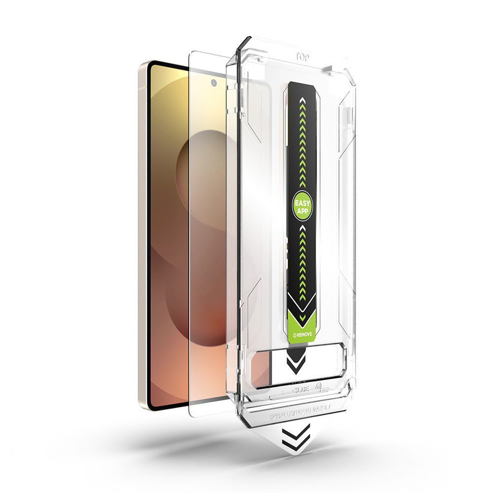 Folia ochronna na ekran Techsuit TitanGlass CrystalHD do Samsung Galaxy S25 S931 / S24 S921, szkło hartowane, pełna klejność