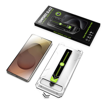 Folia ochronna na ekran Techsuit TitanGlass CrystalHD do Samsung Galaxy S25 S931 / S24 S921, szkło hartowane, pełna klejność
