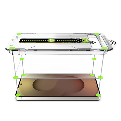 Folia ochronna na ekran Techsuit TitanGlass CrystalHD dla Samsung Galaxy S26 Plus, Hartowane szkło, Pełne klejenie, Zestaw 2 sztuki