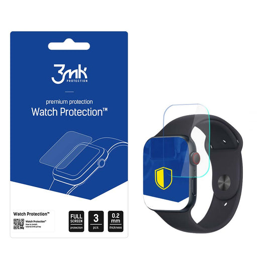 Folia ochronna 3MK Arc do Apple Watch SE 40mm Series, zestaw 3 sztuki, plastik