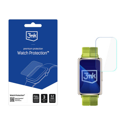Folia Ochronna 3MK Arc dla Huawei Band 11 Pro, Zestaw 3 sztuki, Plastik