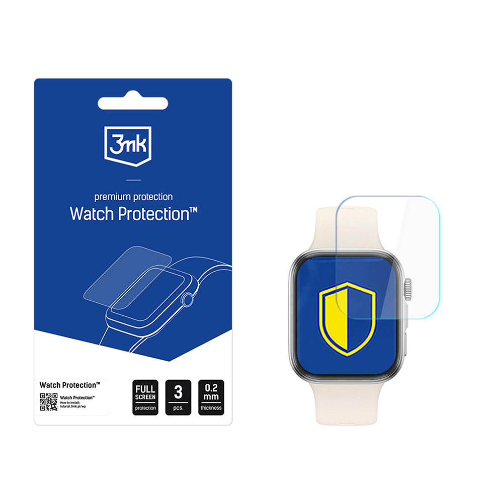Folia ochronna 3MK Arc dla Huawei Watch Fit 4, zestaw 3 sztuki, plastik