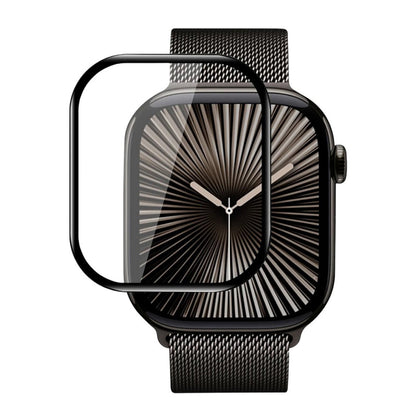 Folia ochronna Blueo High Molecule do Apple Watch 10 46mm Series, szkło hartowane, czarna