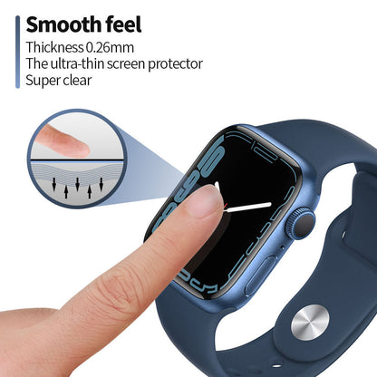 Folia ochronna Blueo High Molecule do Apple Watch 40mm Series, szkło hartowane, czarne