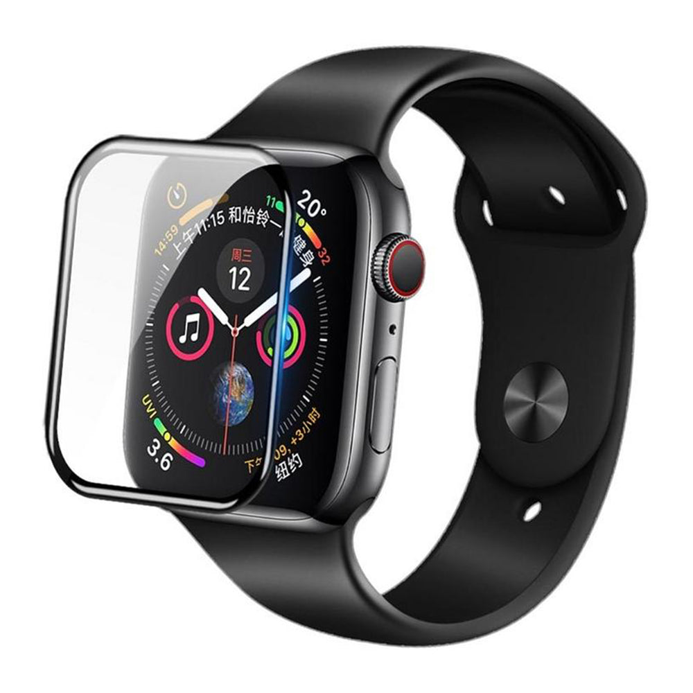 Folia ochronna Blueo High Molecule do Apple Watch 40mm Series, szkło hartowane, czarne
