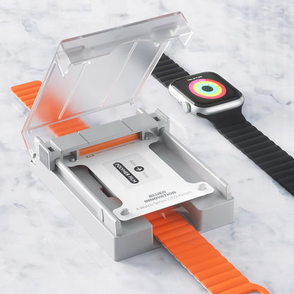 Folia ochronna Blueo High Molecule do Apple Watch 40mm Series, szkło hartowane, czarne