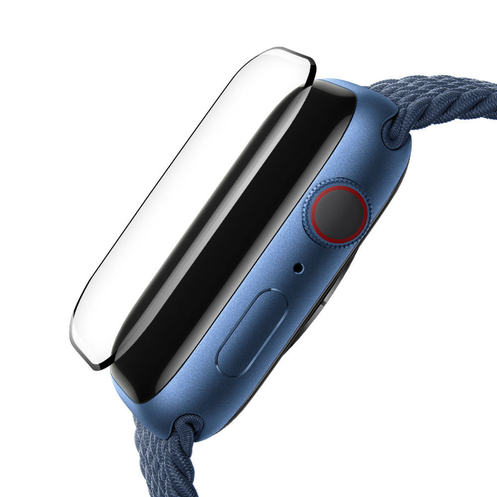 Folia ochronna Blueo High Molecule do Apple Watch 44mm Series, szkło hartowane, czarne