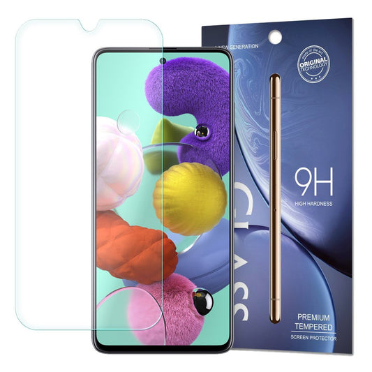 Ochraniacz ekranu OEM dla Samsung Galaxy A51 A515, szkło hartowane, pełny klej