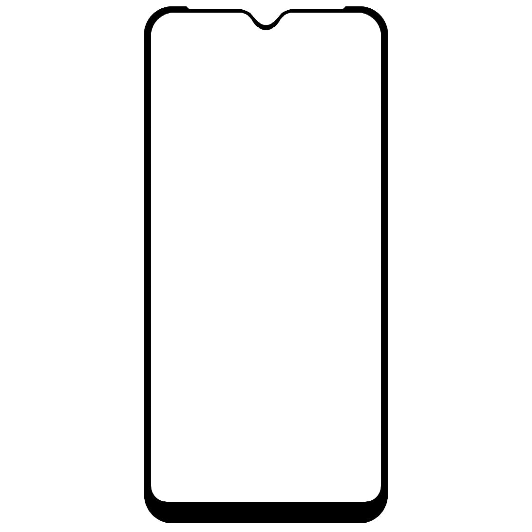 Folia ochronna ekranu OEM do Samsung Galaxy A10 A105, szklana osłona, pełny klej, czarny