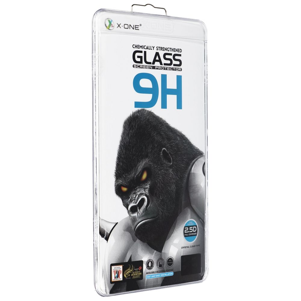 Folia ochronna na ekran X-One do Samsung Galaxy S23 Ultra S918, szkło hartowane, pełna klejność, 3D, kompatybilna z etui, czarna