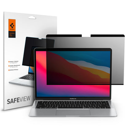 Folia Ochronna Prywatności Spigen Safe View Magnetic dla Apple MacBook Air M3 13 cali (2024) / (2022), Plastik AFL06253