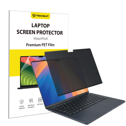 Folia Ochronna Privacy Techsuit VisionProX na Ekran dla Apple MacBook Air M4 13 cali (2025), Plastikowa