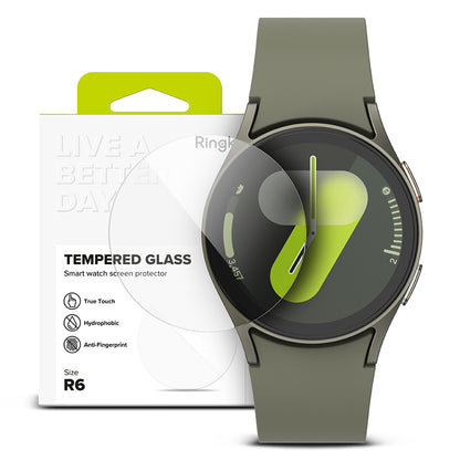 Folia ochronna Ringke R6 do Samsung Galaxy Watch7 44mm, zestaw 4 sztuki, szkło hartowane