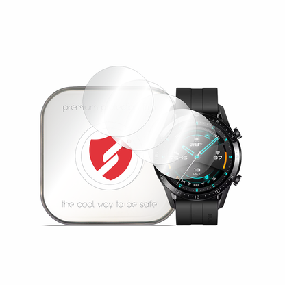 Smart Protection Premium Classic Screen Protector for Huawei Watch GT 2 46mm, Set of 4 pieces, Plastic