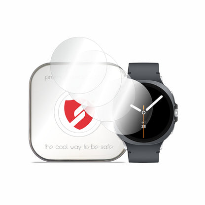 Smart Protection Premium Classic Screen Protector Film for Samsung Galaxy Watch8 44mm, Set of 4 pieces, Plastic