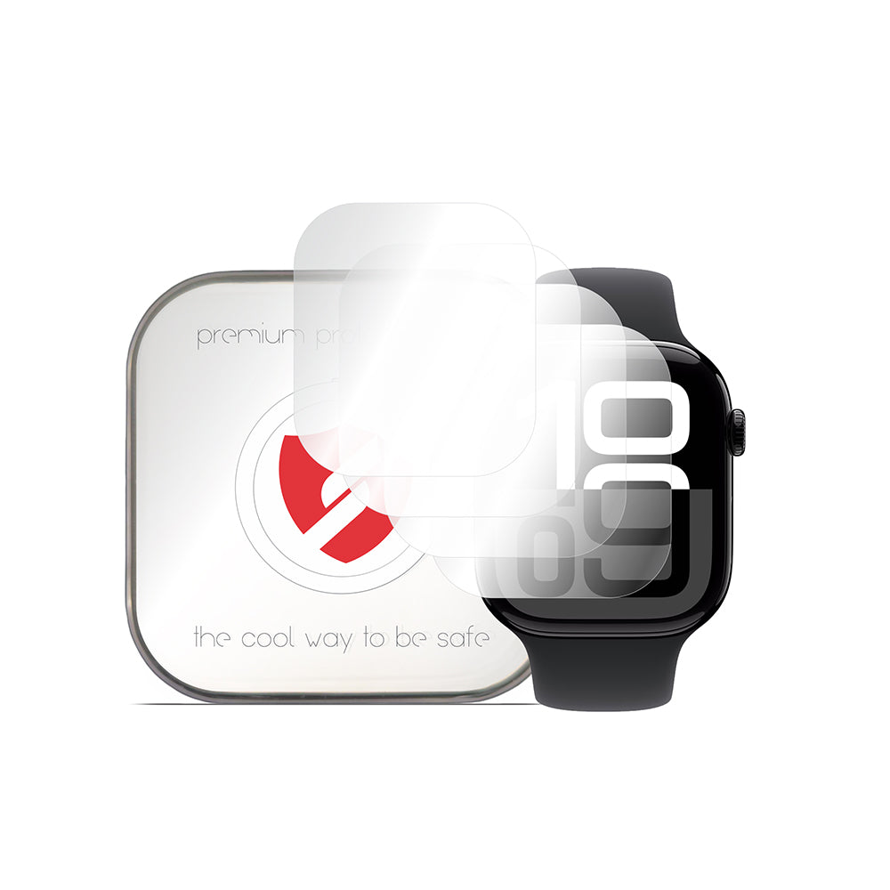 Folia ochronna Smart Protection Premium Classic do Apple Watch 10 46mm Series, zestaw 4 sztuki, plastik