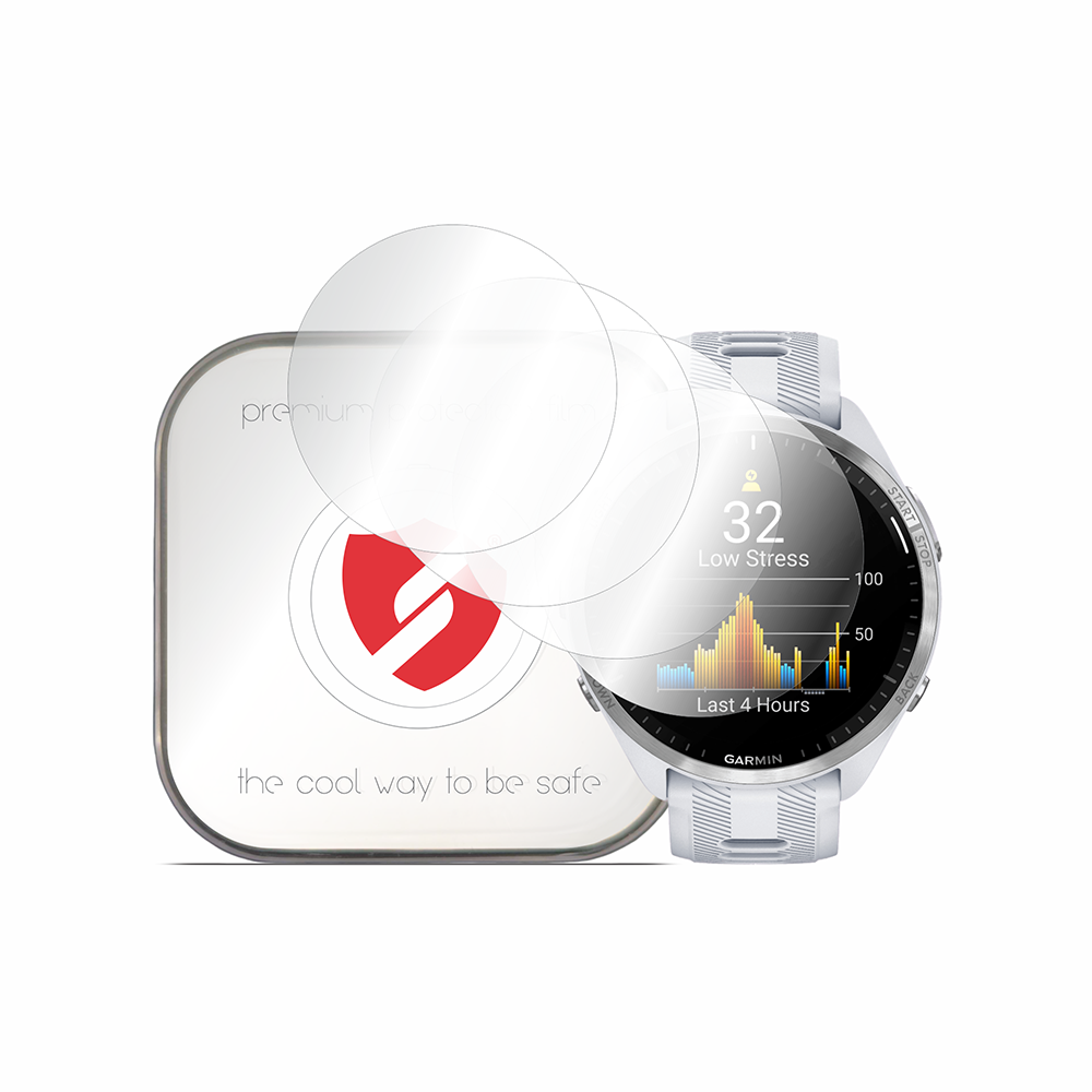 Folia ochronna Smart Protection Premium Classic do Garmin Forerunner 965, zestaw 4 sztuki, plastik