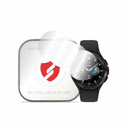 Folia ochronna Smart Protection Premium Classic do Samsung Galaxy Watch4 Classic 46mm, zestaw 4 sztuki, plastik