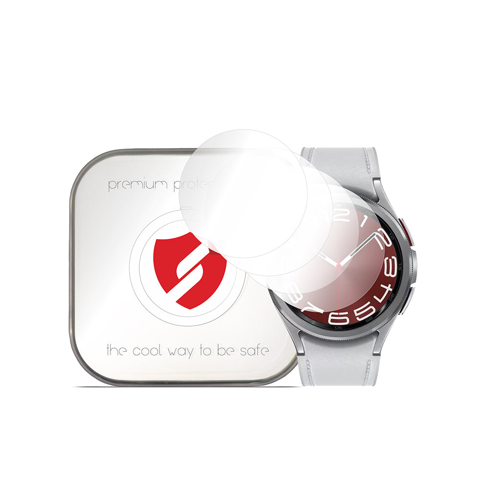 Folia ochronna Smart Protection Premium Classic do Samsung Galaxy Watch6 Classic 43mm, zestaw 4 sztuki, plastik