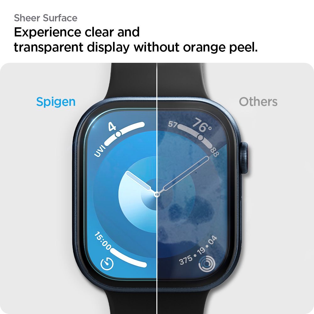 Spigen Elite Shield EZ FIT dla Apple Watch serii 46mm, zestaw 2 sztuk, tworzywo sztuczne AFL08579 