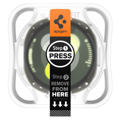 Folia ochronna Spigen GlastR EZ FIT dla Samsung Galaxy Watch8 44mm, Zestaw 2 sztuki, Szkło hartowane AGL09874