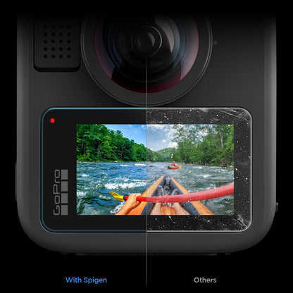 Spigen GlastR Slim Screen Protector for GoPro Max 2, Set of 2 Pieces, Tempered Glass AGL11230