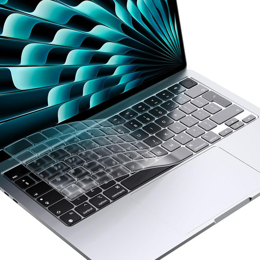 Etui ochronne na klawiaturę Techsuit PureTypeX do Apple MacBook Pro 14 (2021 - 2024) / Air 13 (2022 - 2025) / Air 15 (2022 - 2025), Przezroczyste