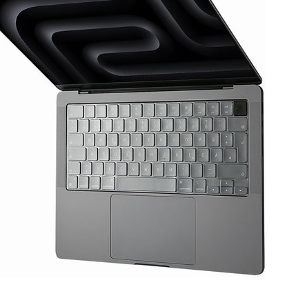 Etui ochronne na klawiaturę Techsuit PureTypeX do Apple MacBook Pro 14 / Air 13 / Air 15 Series, przezroczyste