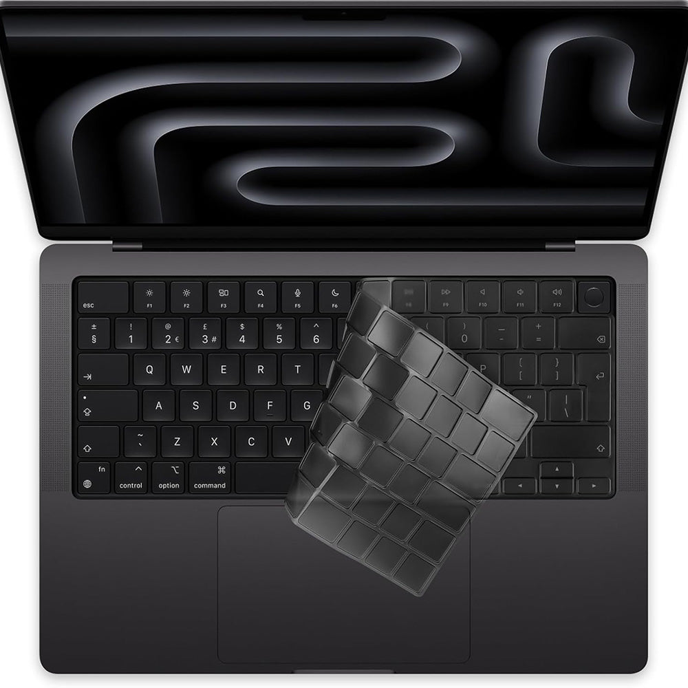 Etui ochronne na klawiaturę Techsuit PureTypeX do Apple MacBook Pro 14 / Air 13 / Air 15 Series, przezroczyste