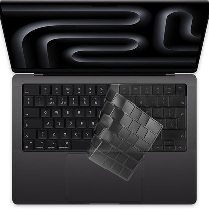 Etui ochronne na klawiaturę Techsuit PureTypeX do Apple MacBook Pro 14 / Air 13 / Air 15 Series, przezroczyste