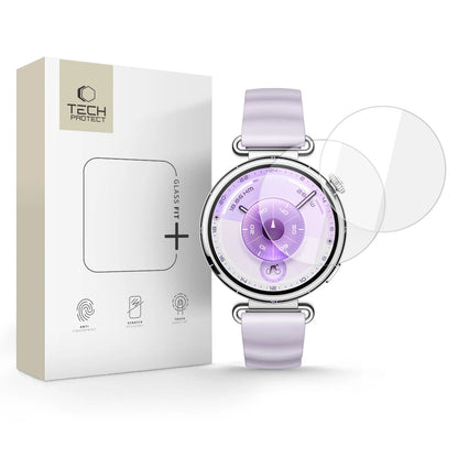 Folia ochronna Tech-Protect Fit+ dla Huawei Watch GT 6 41mm, zestaw 2 sztuki, hartowane szkło