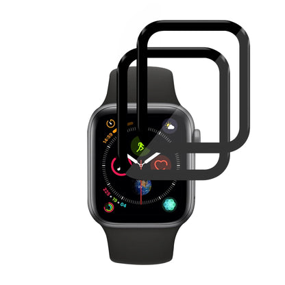 Folia Ochronna Techsuit Nano Flex dla Apple Watch 40mm Series, Zestaw 2 sztuki, Plastik, Czarna