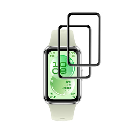 Folia Ochronna Techsuit Nano Flex dla Huawei Band 11, Zestaw 2 sztuki, Plastik, Czarna