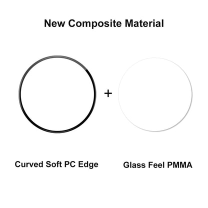 Techsuit Nano Flex Protection Film for Huawei Watch 4 Pro, Set of 2 Pieces, Plastic, Black