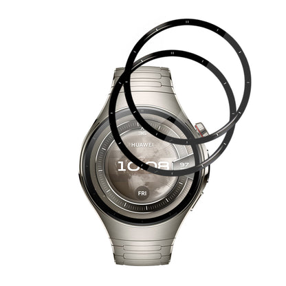 Folia Ochronna Techsuit Nano Flex dla Huawei Watch 5 46mm, Zestaw 2 sztuki, Plastik, Czarna