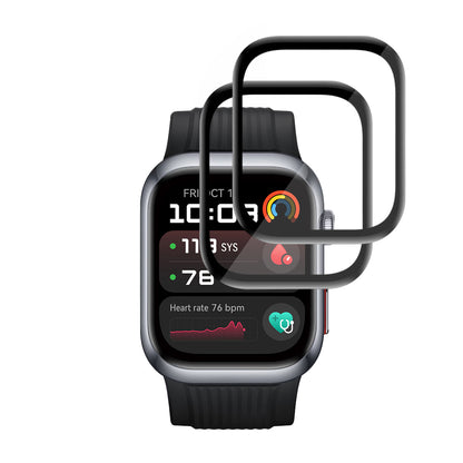 Folia Ochronna Techsuit Nano Flex dla Huawei Watch D2, Zestaw 2 sztuki, Plastik, Czarna