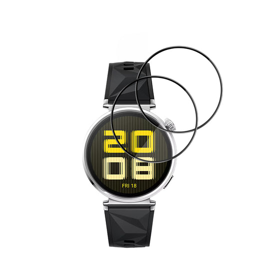 Folia Ochronna Techsuit Nano Flex dla Huawei Watch GT 5 41mm, Zestaw 2 sztuki, Plastik, Czarna