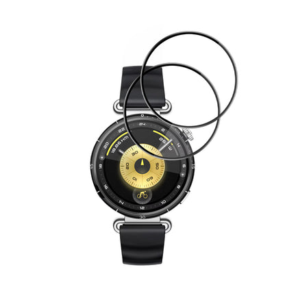 Techsuit Nano Flex Protection Film for Huawei Watch GT 6 41mm, Set of 2 pieces, Plastic, Black