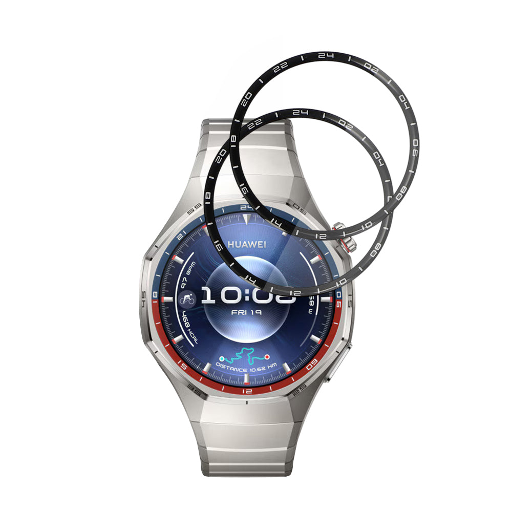 Folia Ochronna Techsuit Nano Flex dla Huawei Watch GT 6 Pro, Zestaw 2 sztuki, Plastik, Czarna