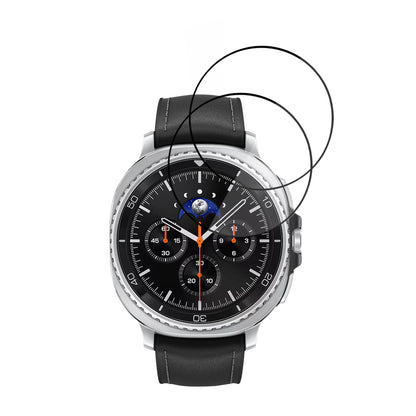 Folia Ochronna Techsuit Nano Flex dla Samsung Galaxy Watch8 Classic, Zestaw 2 sztuki, Plastik, Czarna