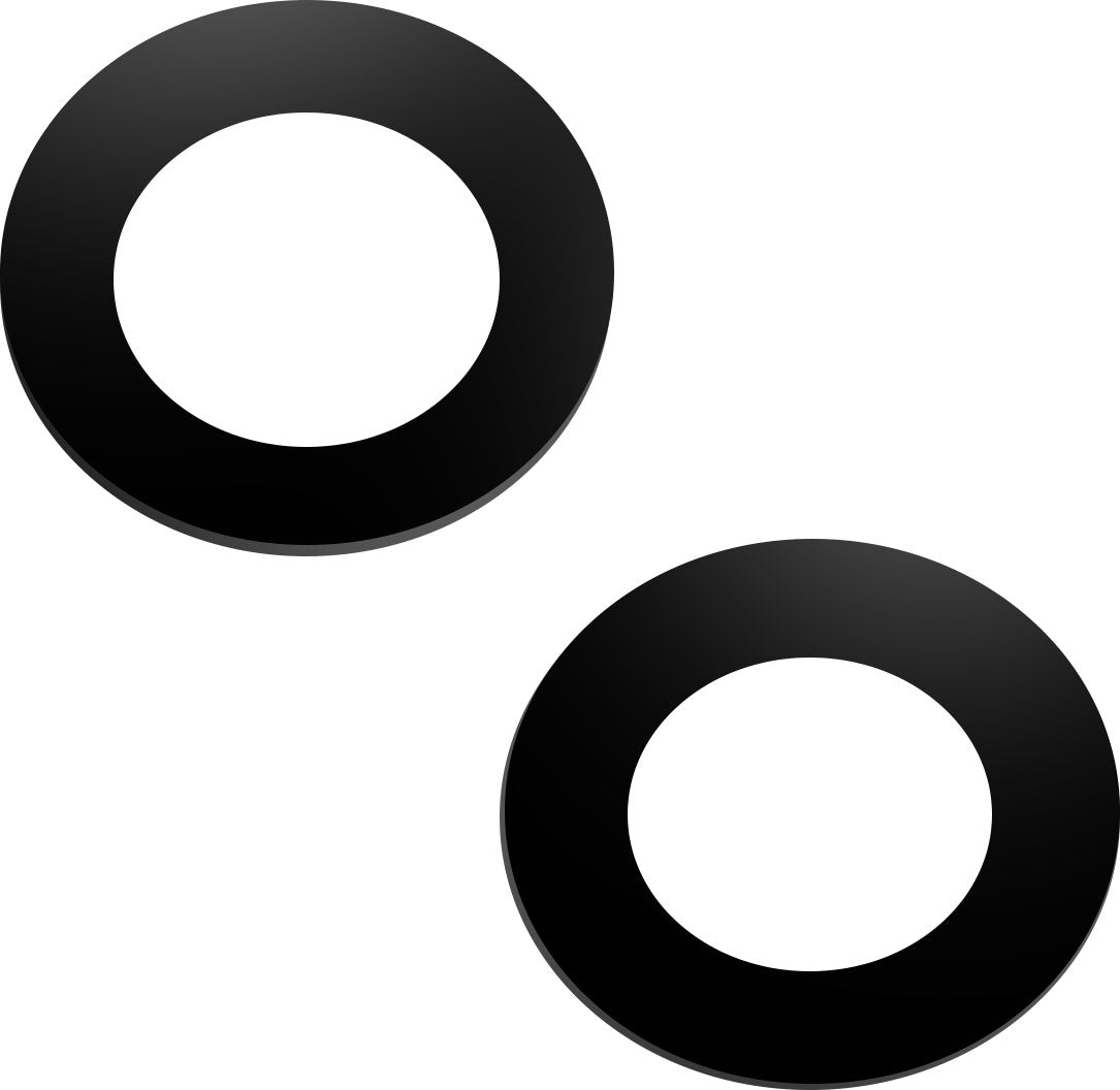 Szklany aparat tylny Apple iPhone 14, z ramką, czarny