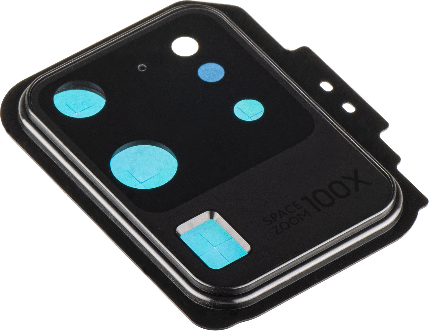 Szkło tylnej kamery Samsung Galaxy S20 Ultra 5G G988 / S20 Ultra G988, z ramką, czarne
