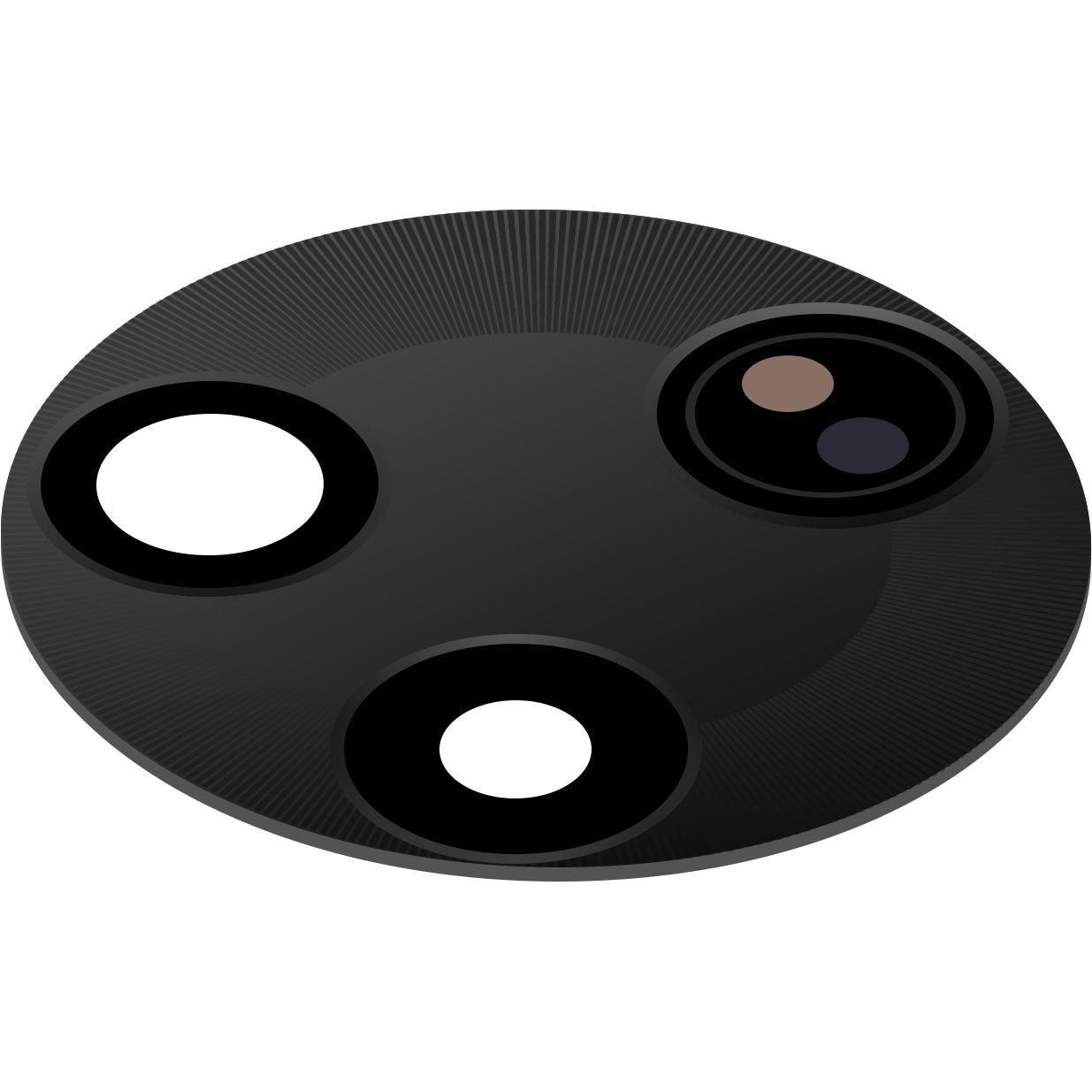 Szkło tylnej kamery Xiaomi Poco F7 Pro, czarne