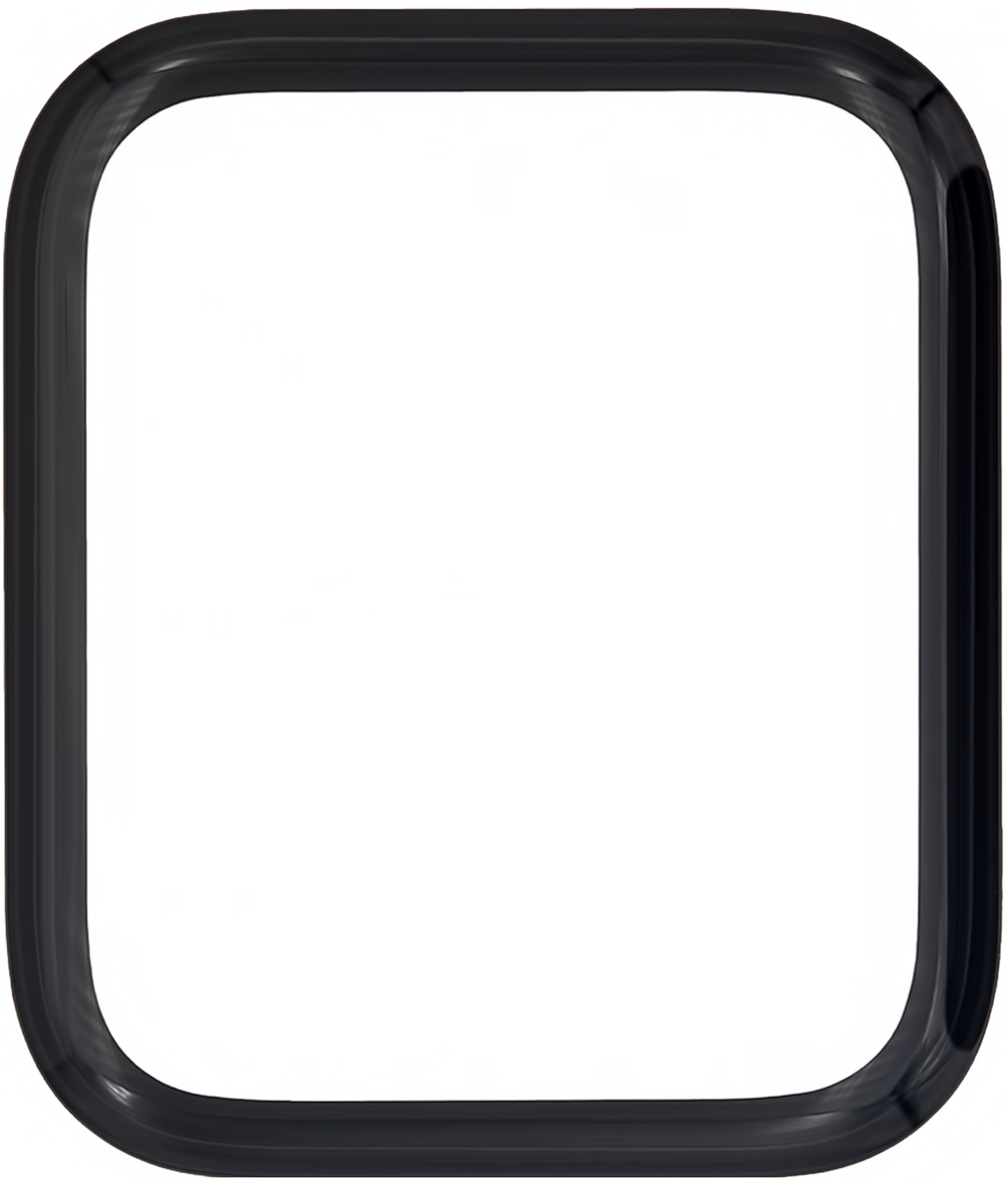 Szkło ekranu Apple Watch Series SE (2022) 40 mm / SE (2020) 40 mm / 6 40 mm, czarne