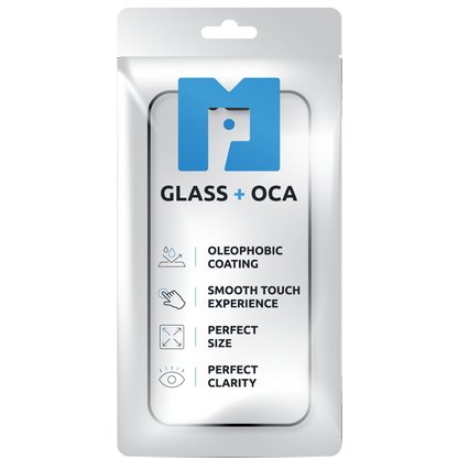 Screen Glass + OCA MP compatible with Apple iPhone 16 Pro Max, Black